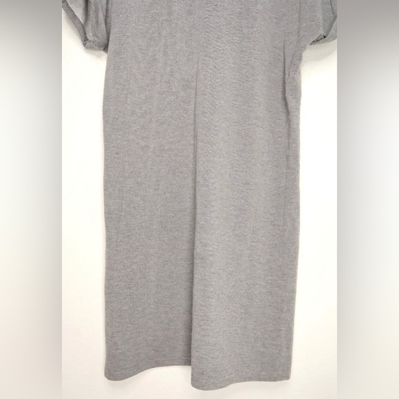 Nanette Lepore Oversized Pullover Hoodie Gray Short Sleeve Women’s Small - Picture 8 of 10